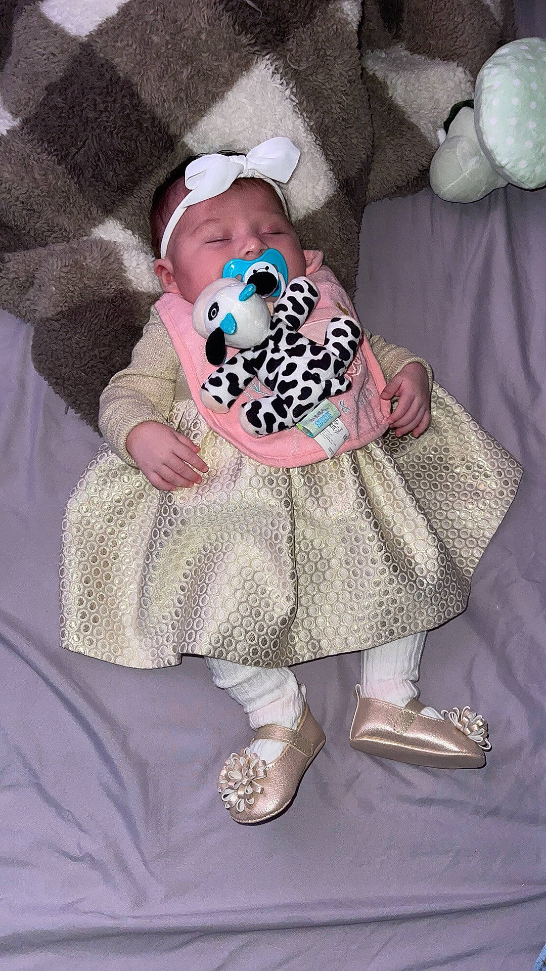 Yadelin joined the competition — help win amazing prizes! baby, baby_products, baby_safety, baby_sleeping, baby_toddler_clothing, cheek, child, comfort, dress, eye, face, fictional_character, linens, magenta, pattern, person, pink, purple, sleeve, toddler