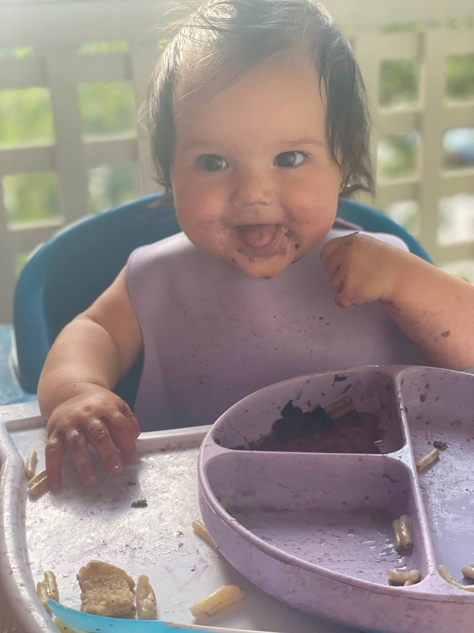 Luciana joined the competition — help win amazing prizes! baking, child, comfort_food, cooking, dessert, eating, food, food_craving, hairstyle, happy, head, joy, person, plate, play, serveware, sitting, smile, sweetness, tableware