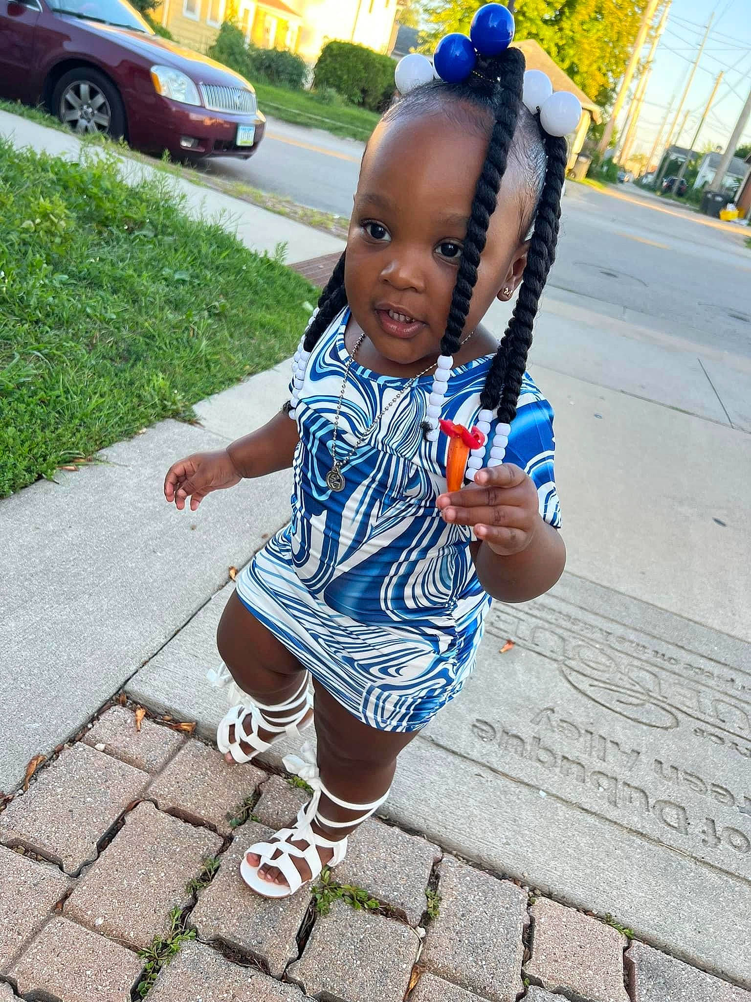 Sandior joined the competition — help win amazing prizes! asphalt, blue, electric_blue, eyewear, foot, grass, hand, happy, human_leg, leisure, pedestrian, person, plant, recreation, road, road_surface, sidewalk, smile, toddler, tree