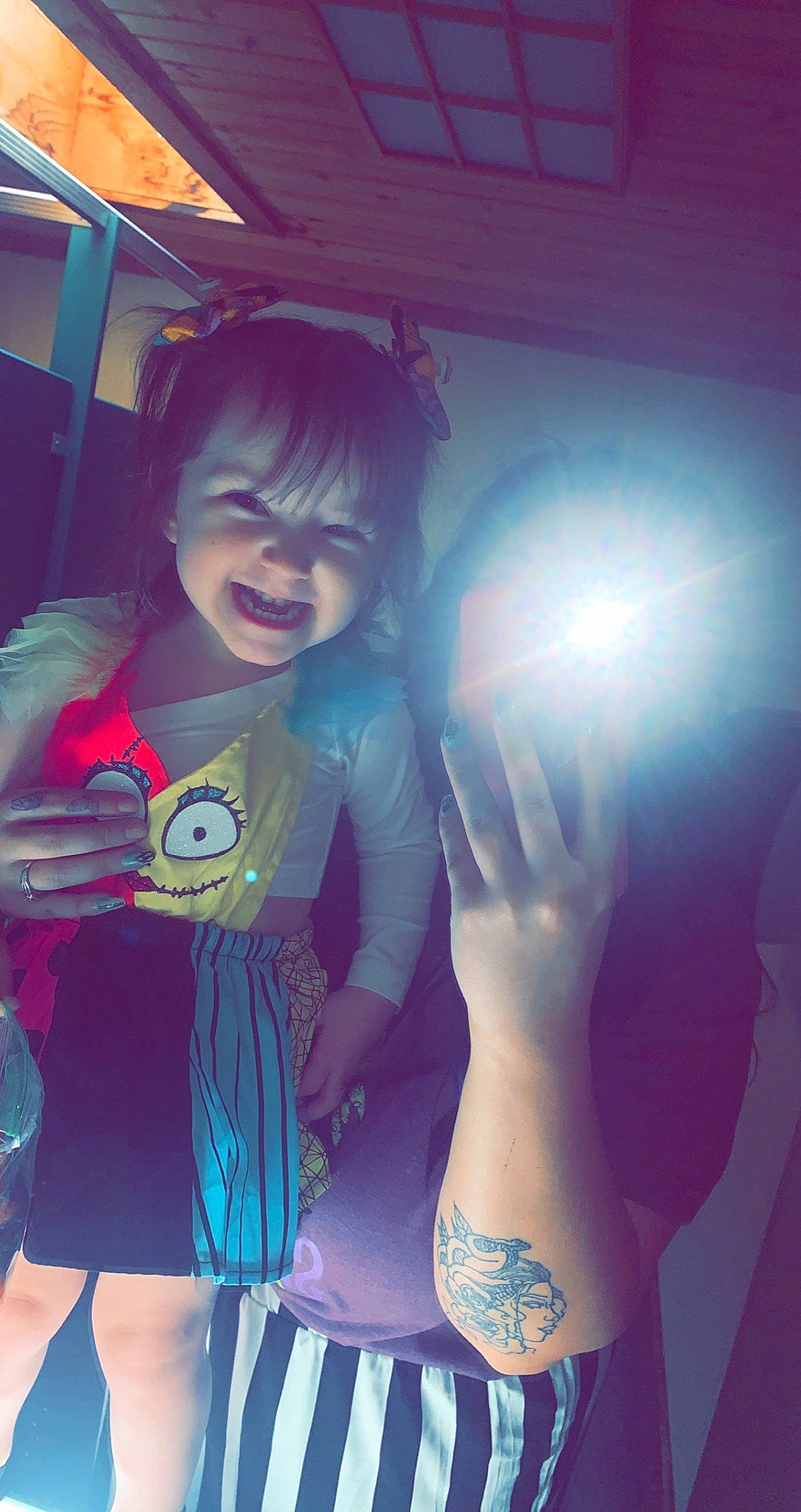 Talia Rose joined the competition — help win amazing prizes! abdomen, arm, black_hair, chest, cool, elbow, electric_blue, eyewear, finger, gesture, hair, hand, happy, human_body, magenta, person, shoulder, smile, thigh, thumb