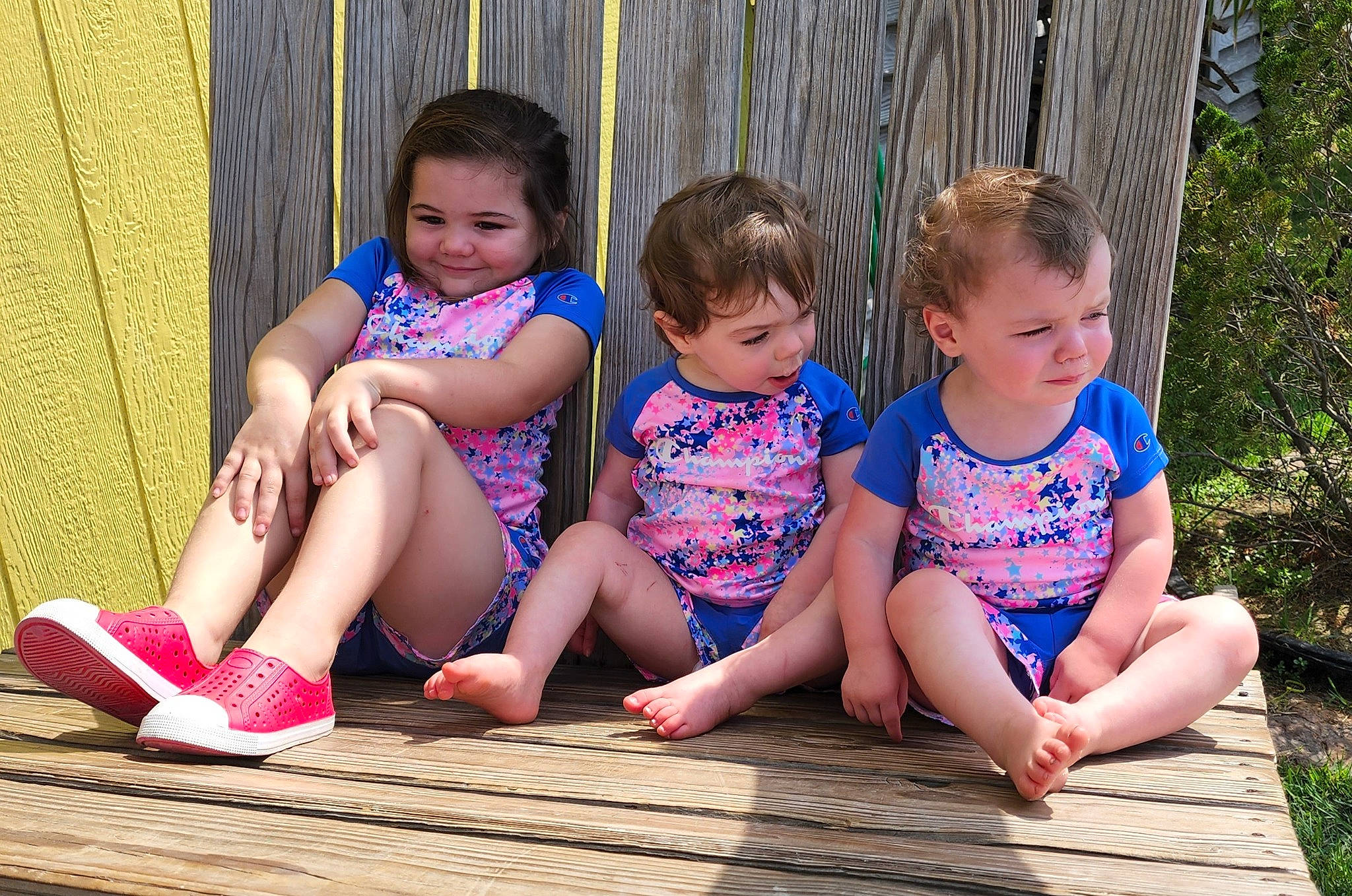 Stella Rose joined the competition — help win amazing prizes! baby, baby_toddler_clothing, beauty, child, face, fun, grass, happy, head, human_body, joy, leisure, people_in_nature, person, pink, plant, skin, thigh, toddler, tree