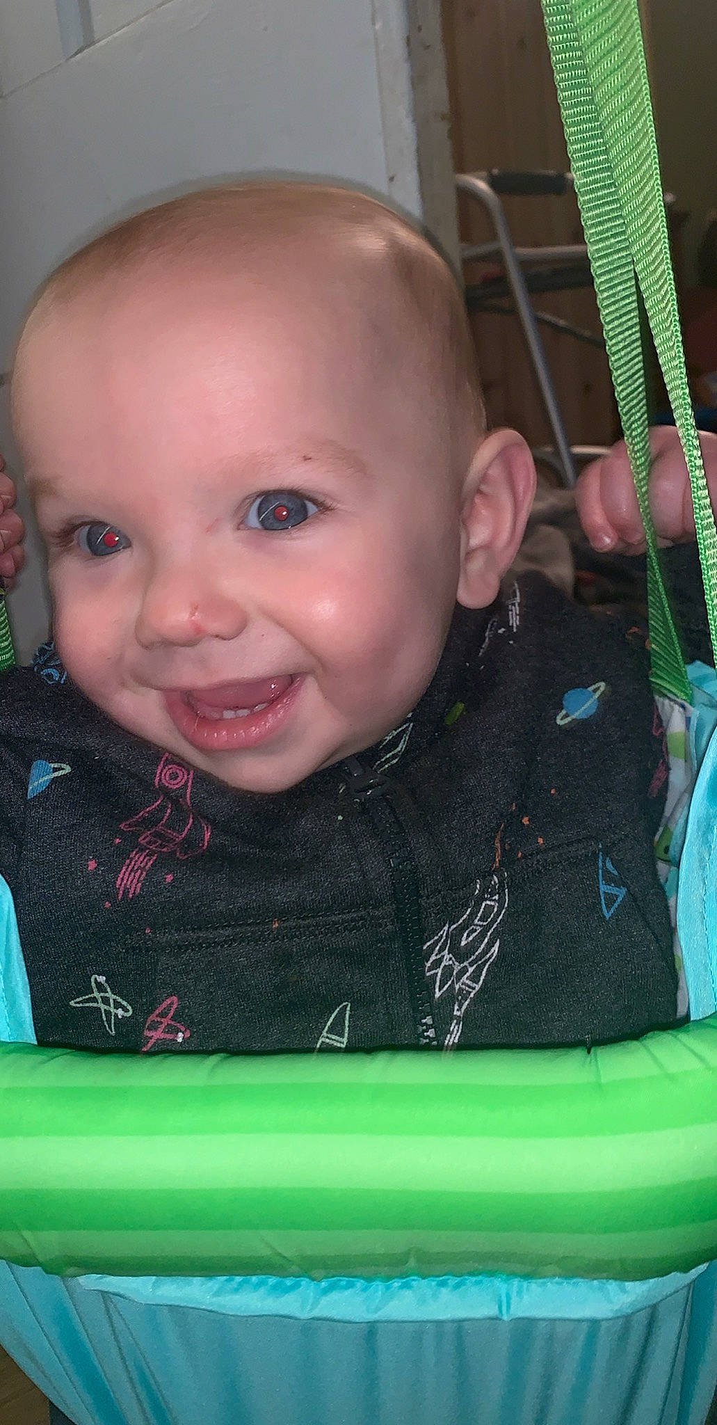 Johnoliver joined the competition — help win amazing prizes! baby, cheek, child, chin, eye, eyebrow, face, facial_expression, forehead, fun, green, head, iris, joy, lip, mouth, nose, person, skin, smile