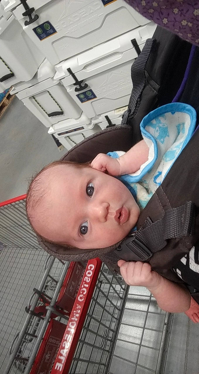 Kailee is registered to the contest to win money with this photo: baby, baby_carriage, baby_products, cheek, child, person, product, toddler