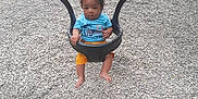 Abdoul participe au concours pour gagner de l'argent avec cette photo : baby, backyard, face, grass, gravel, head, nature, outdoorplayarea, outdoors, park, person, photography, plant, playarea, portrait, road, swing, tire, toy, yard