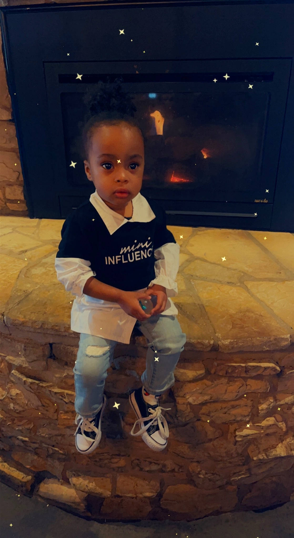 Maleah joined the competition — help win amazing prizes! baby_toddler_clothing, boot, child, cool, flash_photography, floor, flooring, footwear, fun, happy, hardwood, human_leg, person, reflection, sitting, sneakers, soil, standing, tints_and_shades, toddler