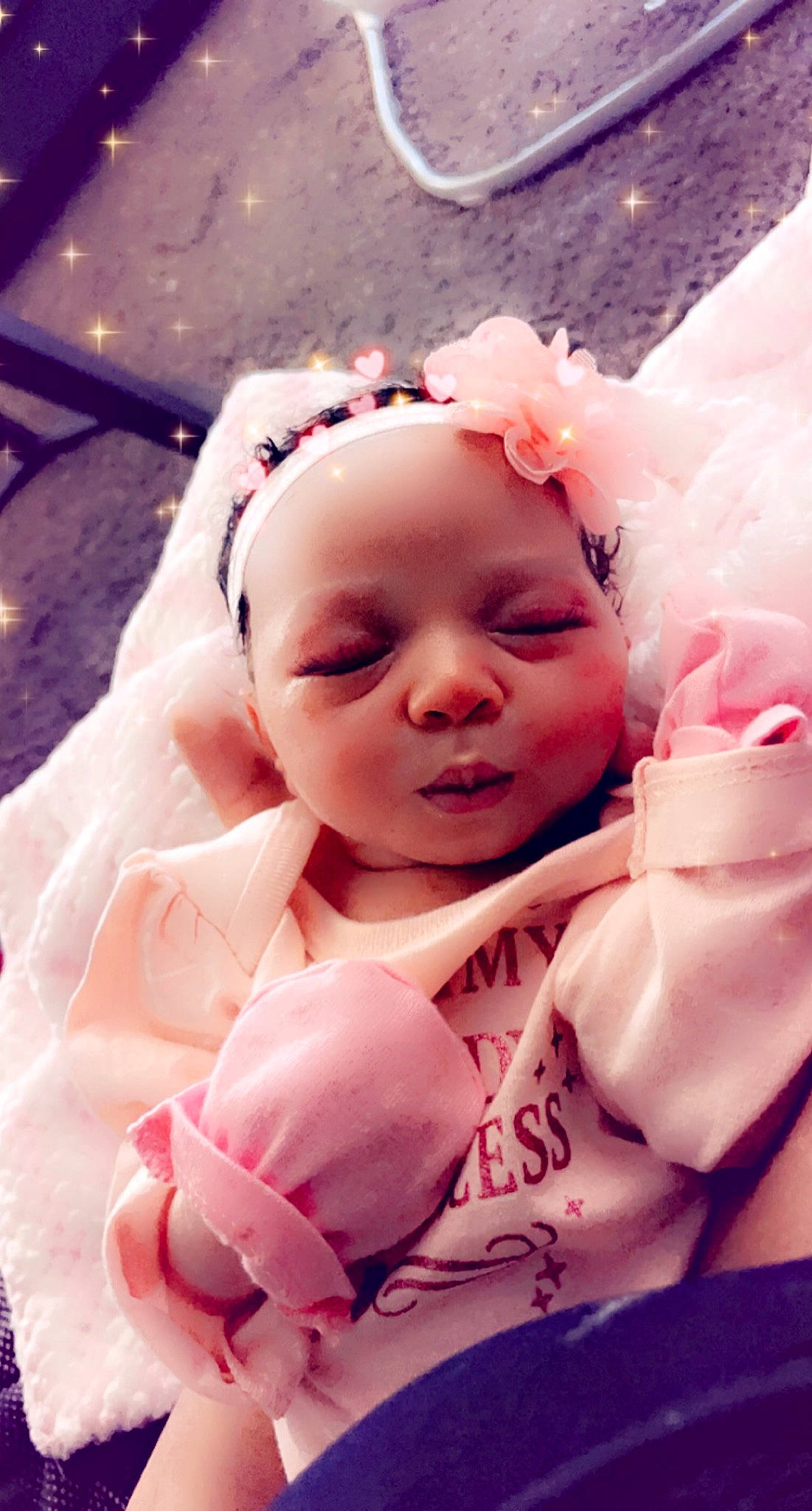 Azariyah joined the competition — help win amazing prizes! baby, baby_products, baby_sleeping, baby_toddler_clothing, birth, cheek, child, eyelash, flesh, linens, lip, mouth, nose, peach, person, pink, portrait_photography, skin, sweetness, toddler