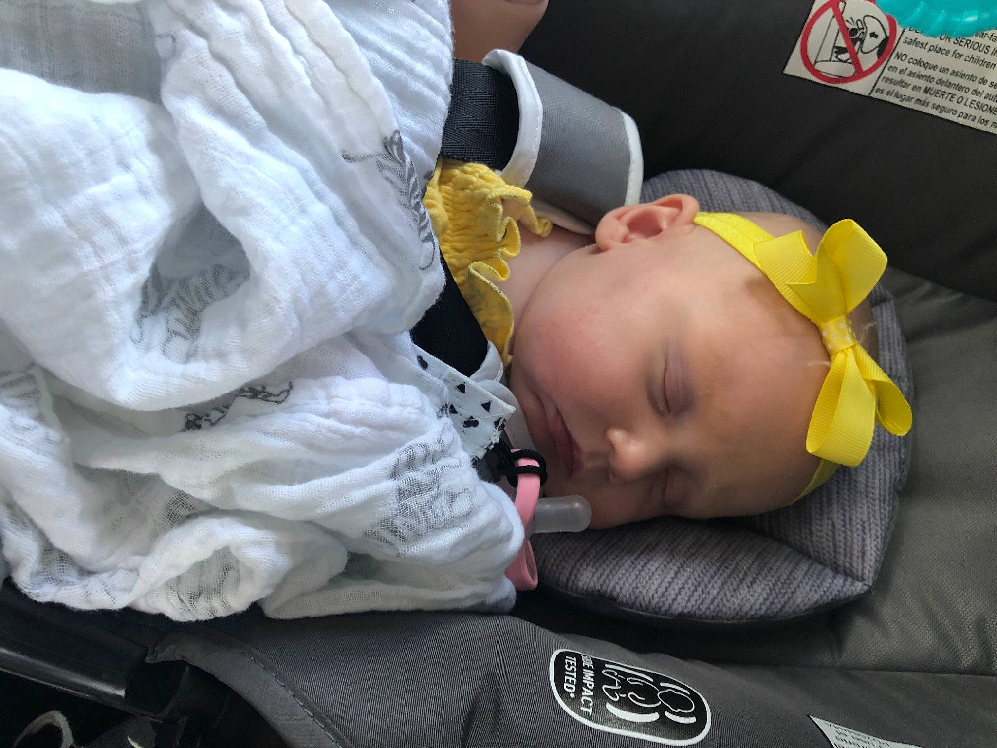 Presley joined the competition — help win amazing prizes! baby, birth, child, nap, person, sleep, toddler