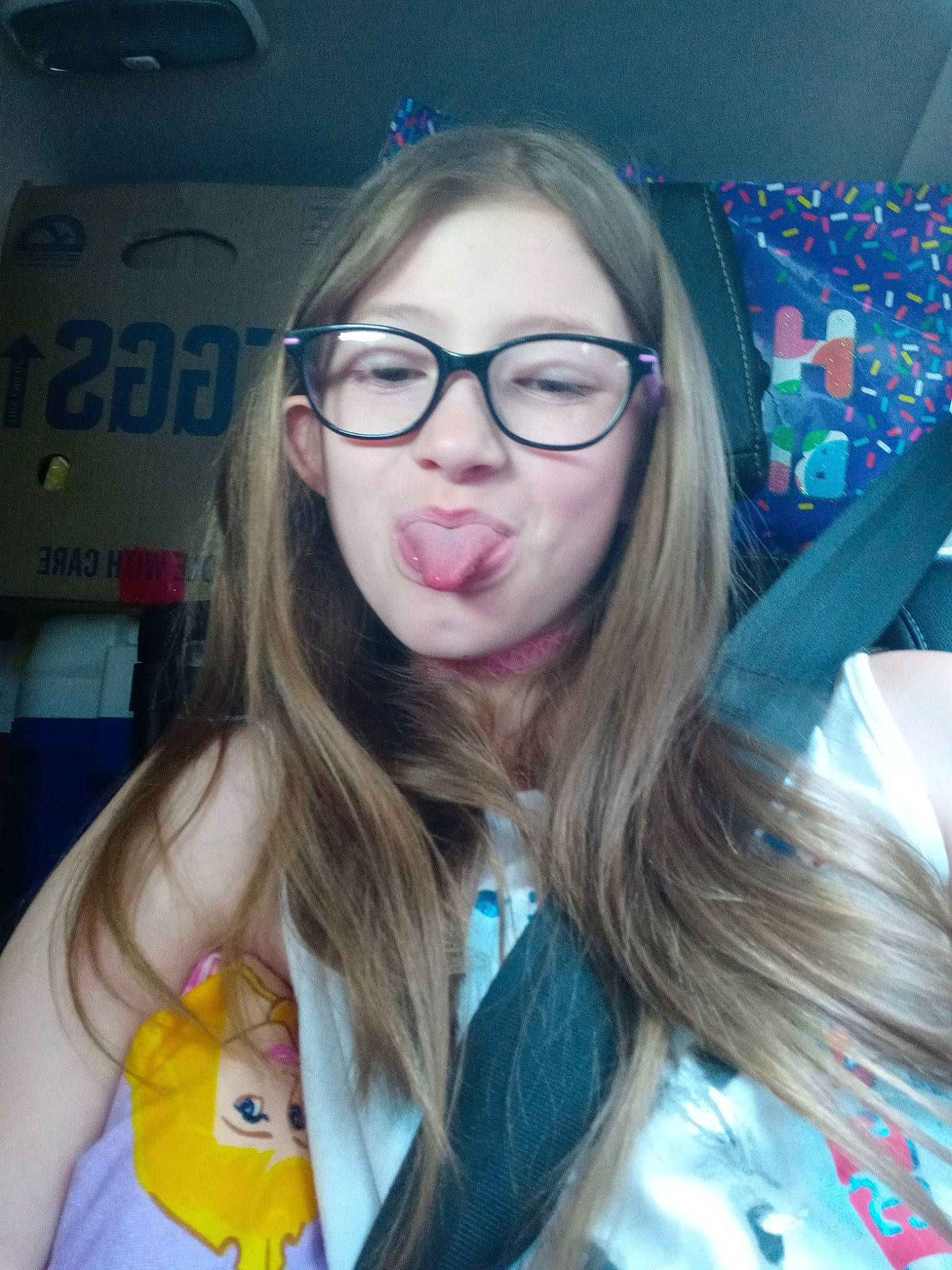 Isabella joined the competition — help win amazing prizes! cool, eyebrow, eyelash, eyewear, face, facial_expression, finger, gesture, glasses, hair, hairstyle, happy, head, lip, mouth, nose, person, skin, vision_care, white