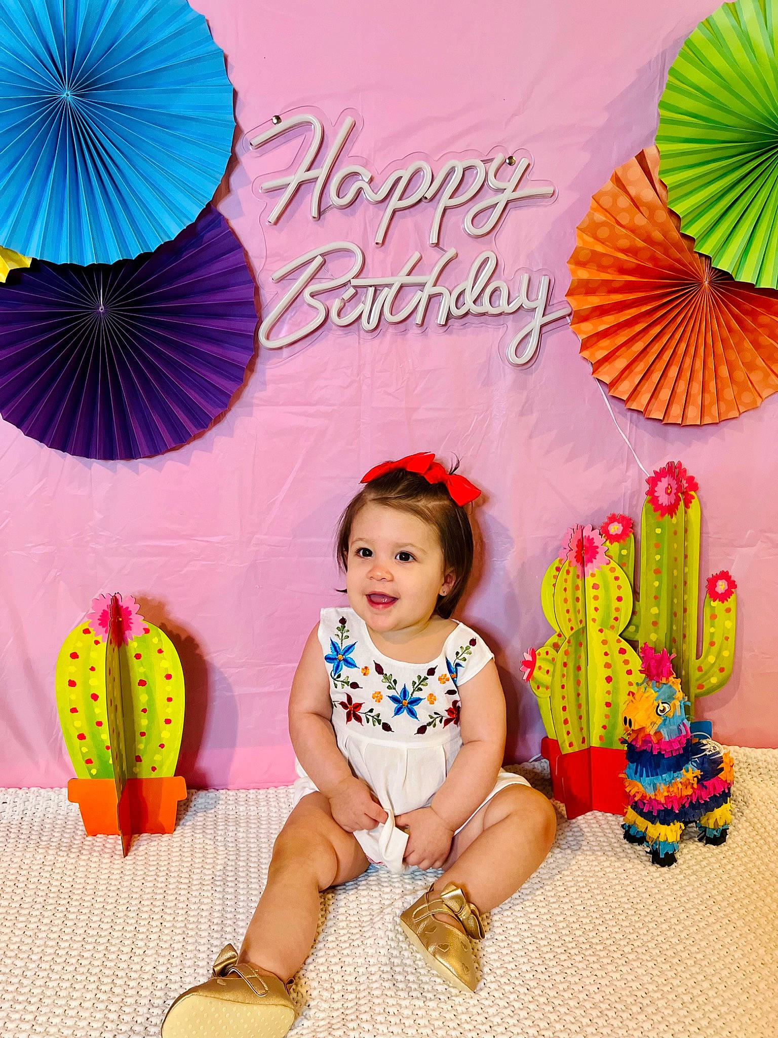 Alaia joined the competition — help win amazing prizes! baby_toddler_clothing, beauty, child, design, event, fashion_accessory, font, fun, green, happy, joy, leisure, magenta, person, photograph, pink, product, sitting, snapshot, thigh