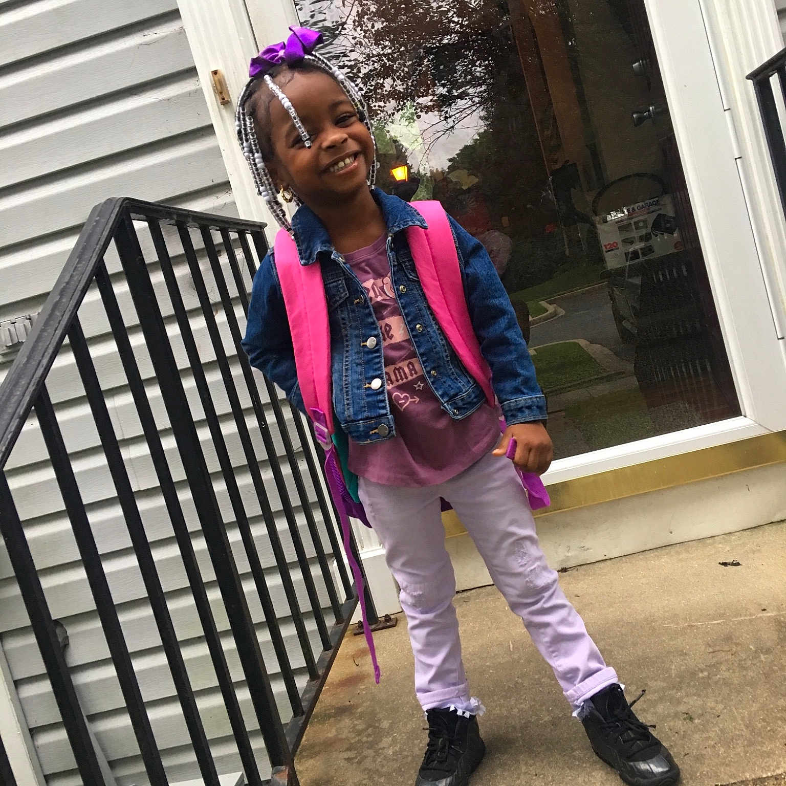 Dreyah is registered to the contest to win money with this photo: blazer, clothing, cool, costume, denim, fashion, footwear, headgear, jacket, jeans, joy, magenta, outerwear, person, pink, purple, shoe, street_fashion, style, textile