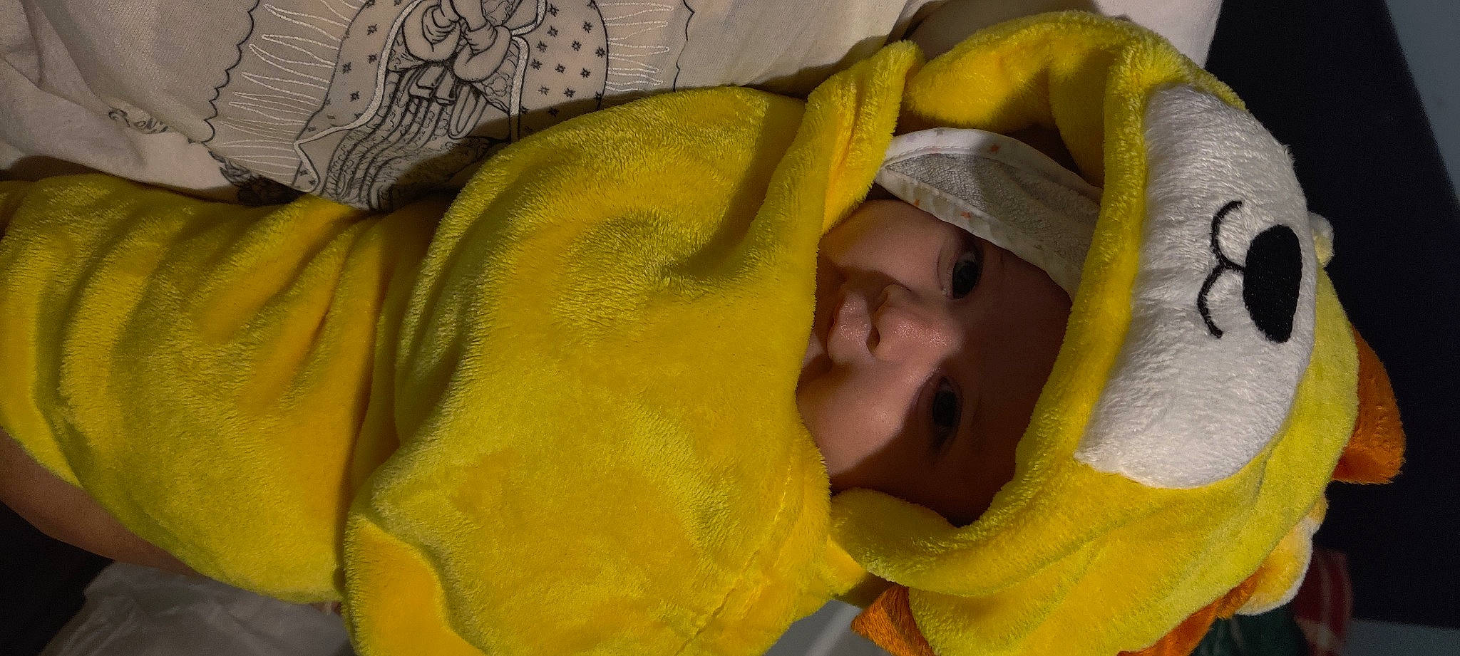 Azrael joined the competition — help win amazing prizes! baby, baby_products, baby_sleeping, bedding, bedtime, blanket, child, comfort, fun, fur, gesture, happy, headgear, headwear, linens, nap, person, room, sleep, smile