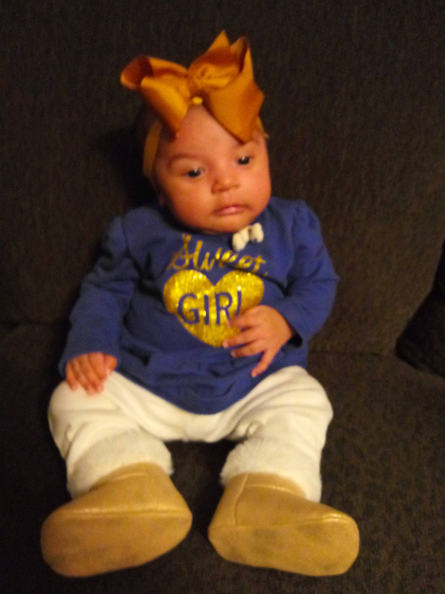 A'Vi joined the competition — help win amazing prizes! baby, cheek, child, ear, eye, figurine, head, headgear, organ, person, sitting, toddler, toy, yellow