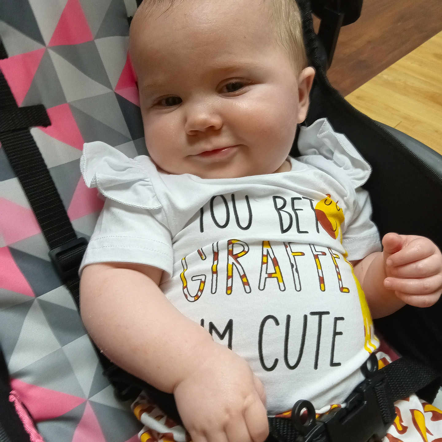 Wrenley joined the competition — help win amazing prizes! accessories, applique, arm, baby, babylaughing, bag, baseball, baseballglove, bed, belt, blanket, bodypart, bonnet, car, car_interior, carseat, chair, clothing, couch, crib
