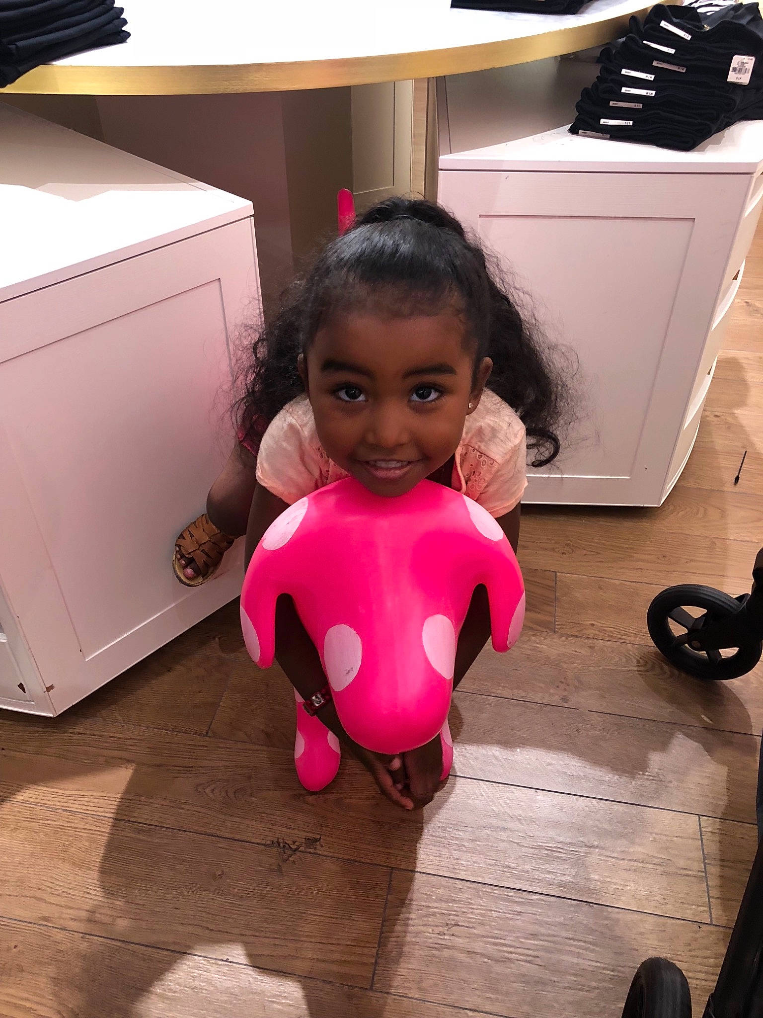 Nayellie joined the competition — help win amazing prizes! child, fun, girl, happiness, joy, organ, person, pink, shoulder, skin, smile, textile, toddler