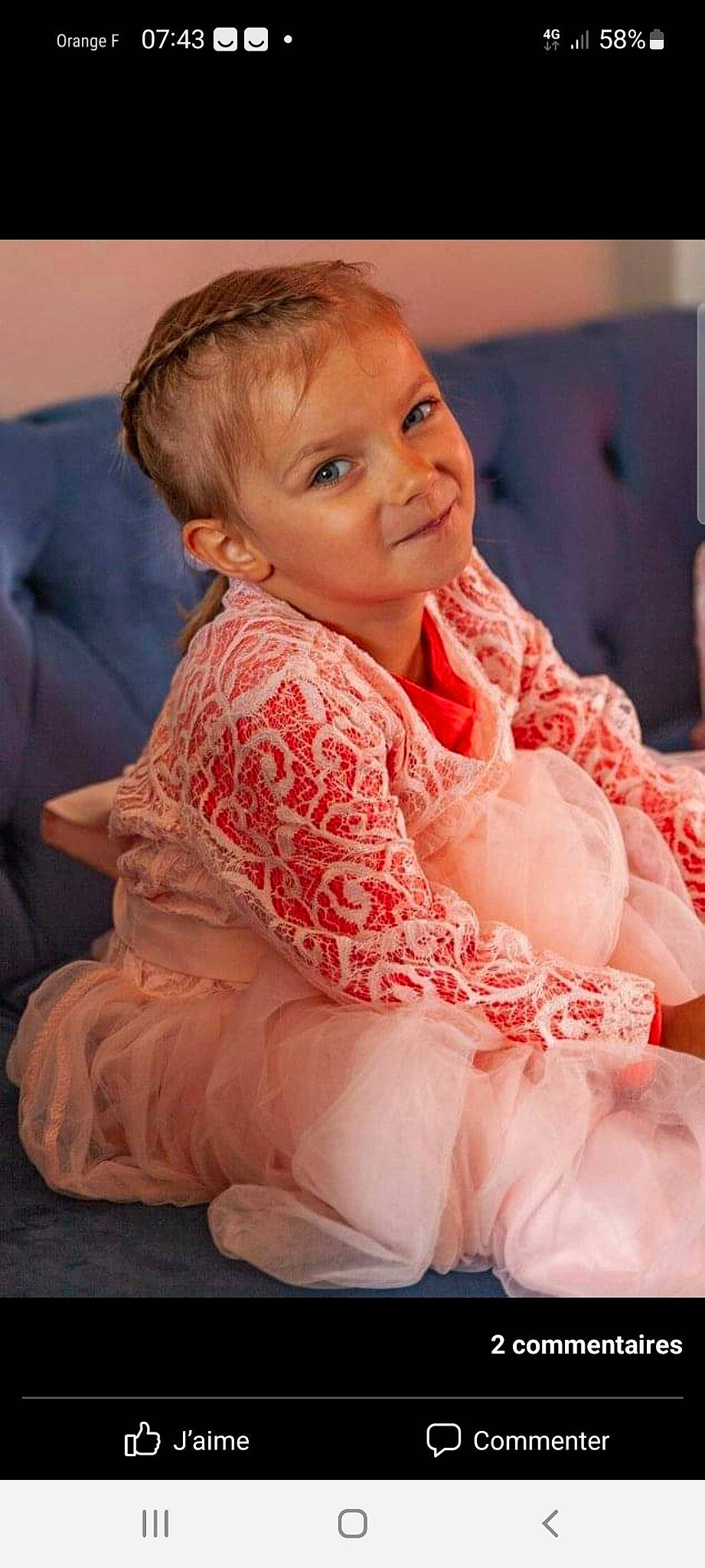 Lilou a rejoint le concours — aidez-le/la à gagner de superbes lots ! baby, baby_toddler_clothing, cheek, child, collar, comfort, dress, eye, face, hairstyle, happy, head, iris, lip, neck, person, pink, skin, sleeve, smile