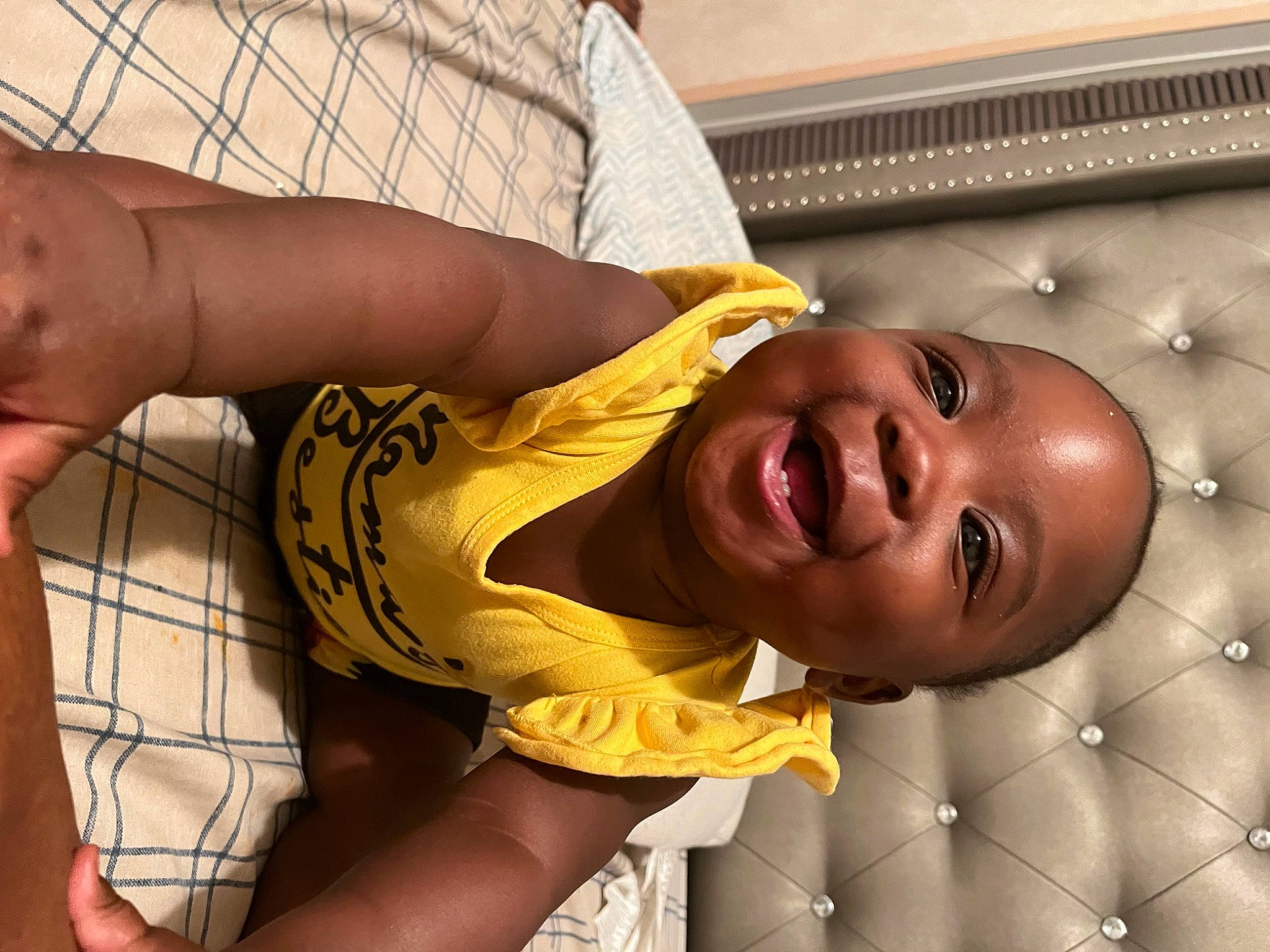 Nielley joined the competition — help win amazing prizes! baby, baby_laughing, child, comfort, elbow, eye, finger, fun, hairstyle, happy, head, laugh, leisure, mouth, people_in_nature, person, skin, smile, thigh, thumb