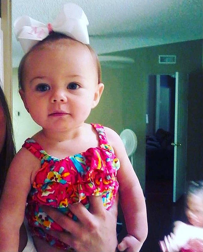 Maddilyn joined the competition — help win amazing prizes! baby, baby_toddler_clothing, cheek, cool, dress, facial_expression, finger, hairstyle, hand, happy, human, iris, lip, neck, nose, person, pink, product, skin, sleeve