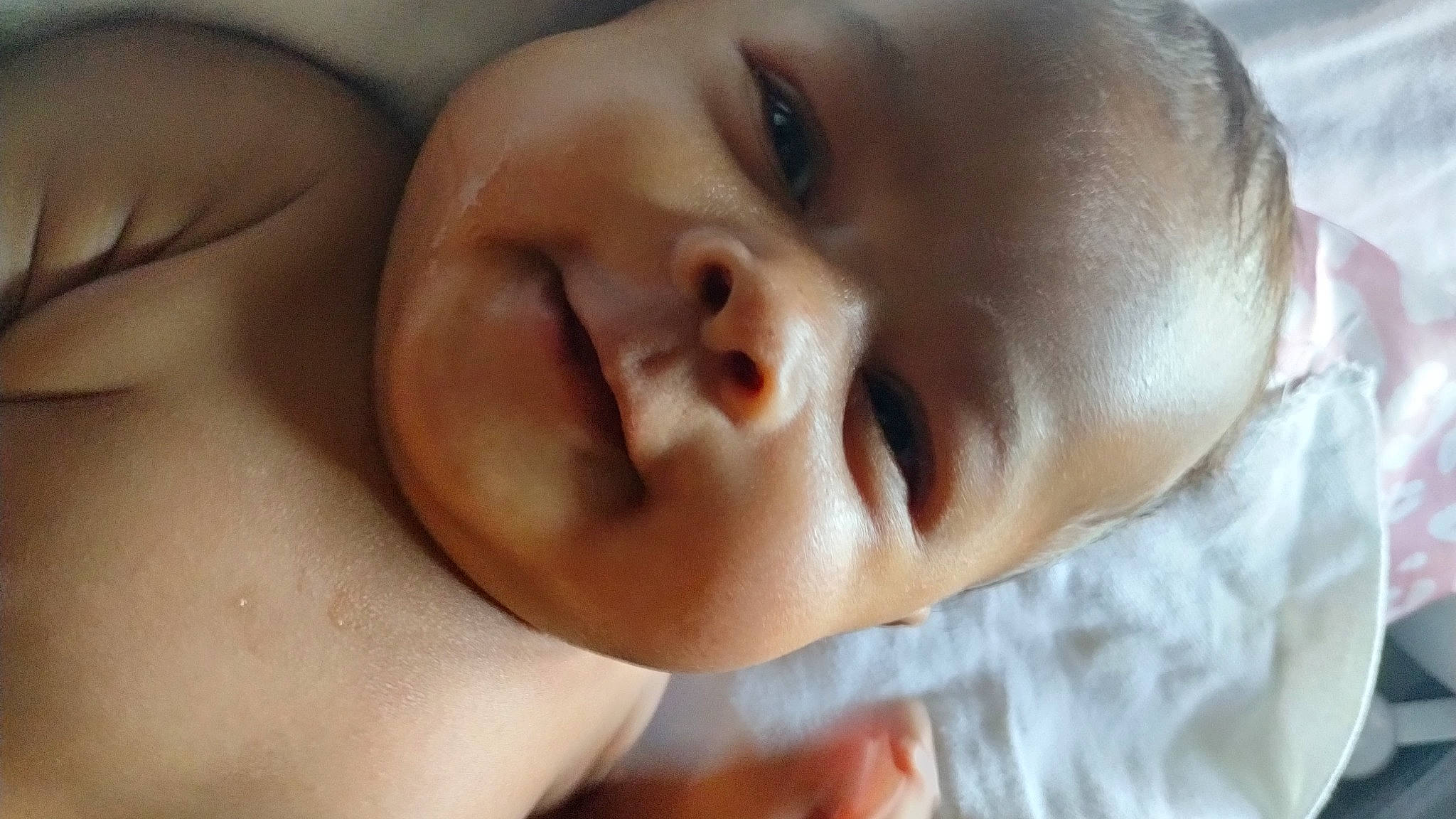 Jupiter joined the competition — help win amazing prizes! baby, cheek, child, close_up, comfort, event, eyebrow, eyelash, gesture, happy, iris, jaw, lip, mouth, neck, nose, person, skin, smile, thumb