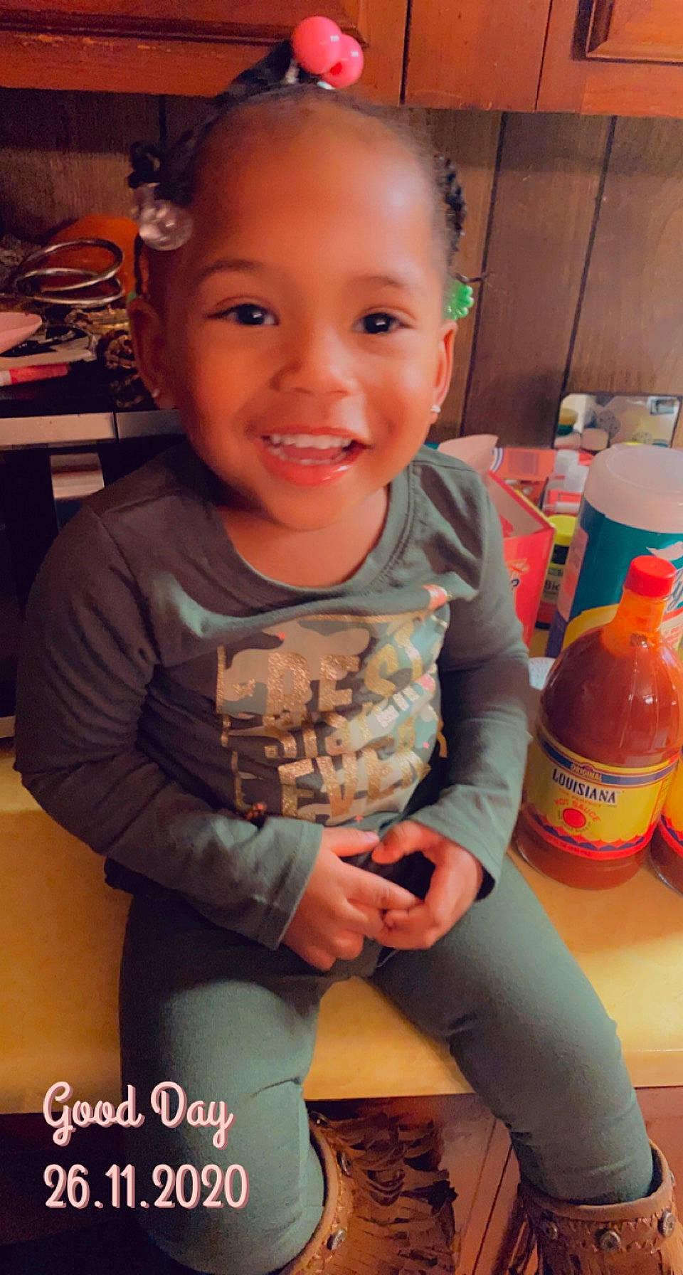 Aubree joined the competition — help win amazing prizes! bottle, bottle_cap, child, drink, joy, person, toddler, tooth