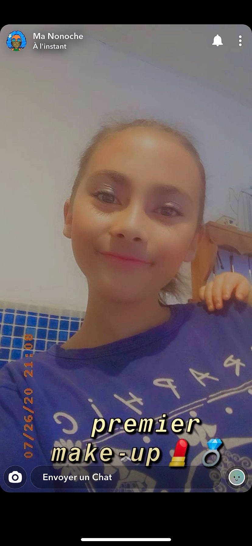 Lilou a rejoint le concours — aidez-le/la à gagner de superbes lots ! cheek, chest, child, chin, cool, electric_blue, eyebrow, eyelash, fashion_design, font, forehead, fun, happy, jaw, joy, logo, neck, person, room, selfie