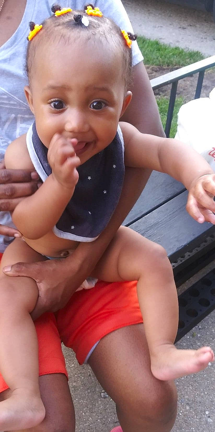 Ameila joined the competition — help win amazing prizes! abdomen, baby, cheek, child, finger, leg, person, sitting, skin, thigh, toddler