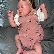 Gianna joined the competition — help win amazing prizes! baby, bed, bedroom, blanket, bodypart, couch, cushion, face, finger, furniture, hand, head, homedecor, indoors, newborn, person, photography, portrait, room, sleeping