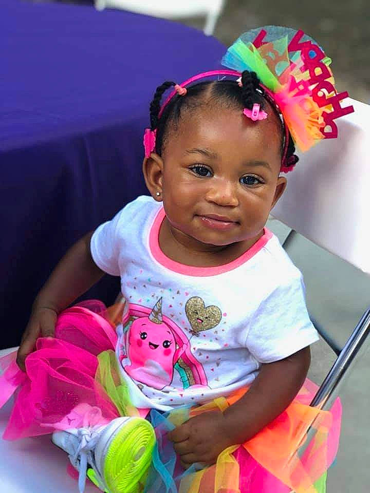 Ka'Leah joined the competition — help win amazing prizes! baby, baby_toddler_clothing, child, chin, dress, event, face, facial_expression, fun, happy, jewellery, leisure, magenta, person, pink, product, purple, red, skin, smile