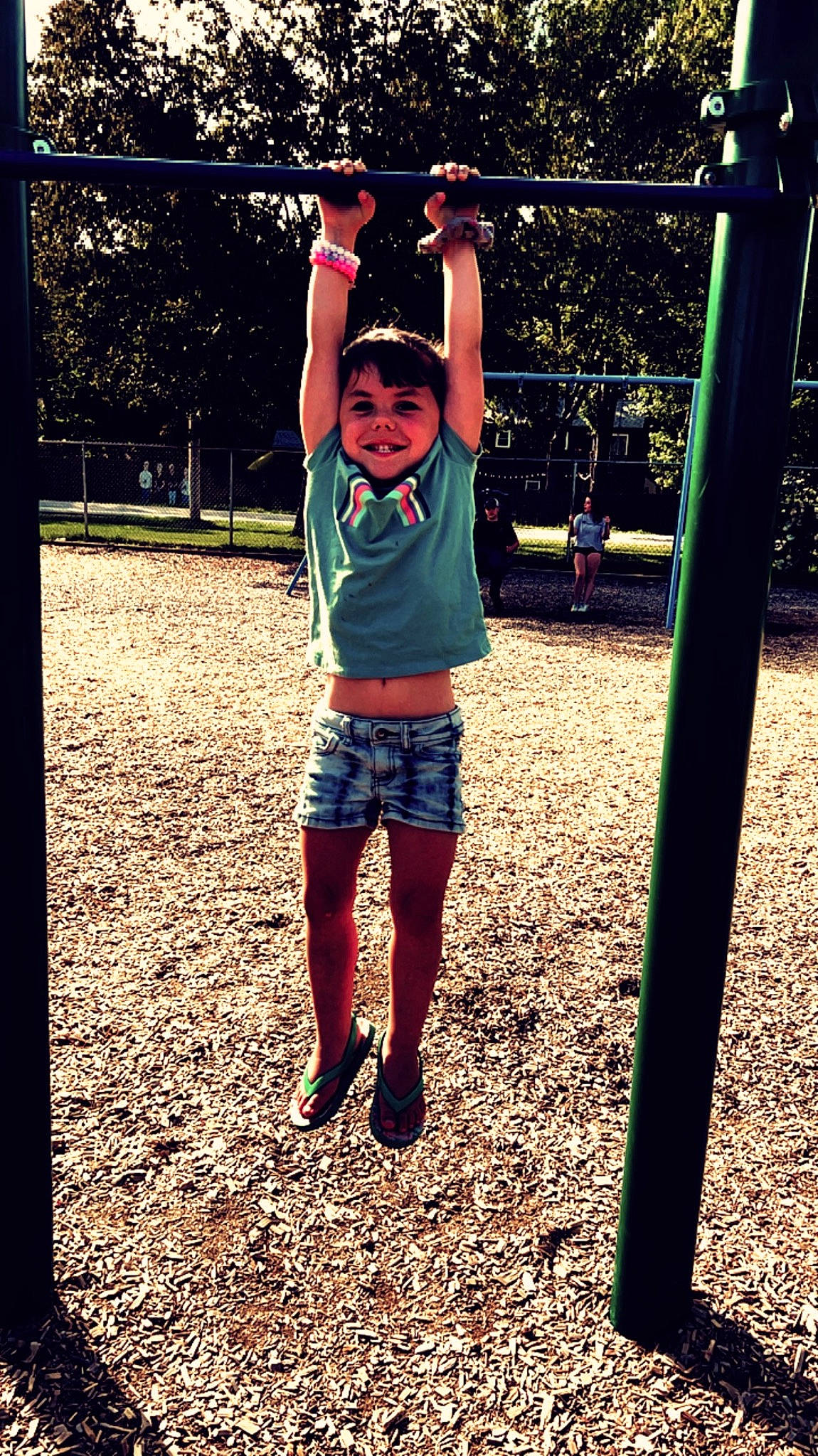 Alivia joined the competition — help win amazing prizes! chest, elbow, electric_blue, fun, grass, happy, hat, joy, leisure, outdoor_play_equipment, people_in_nature, person, playground, recreation, shorts, sleeve, t_shirt, thigh, tints_and_shades, toddler