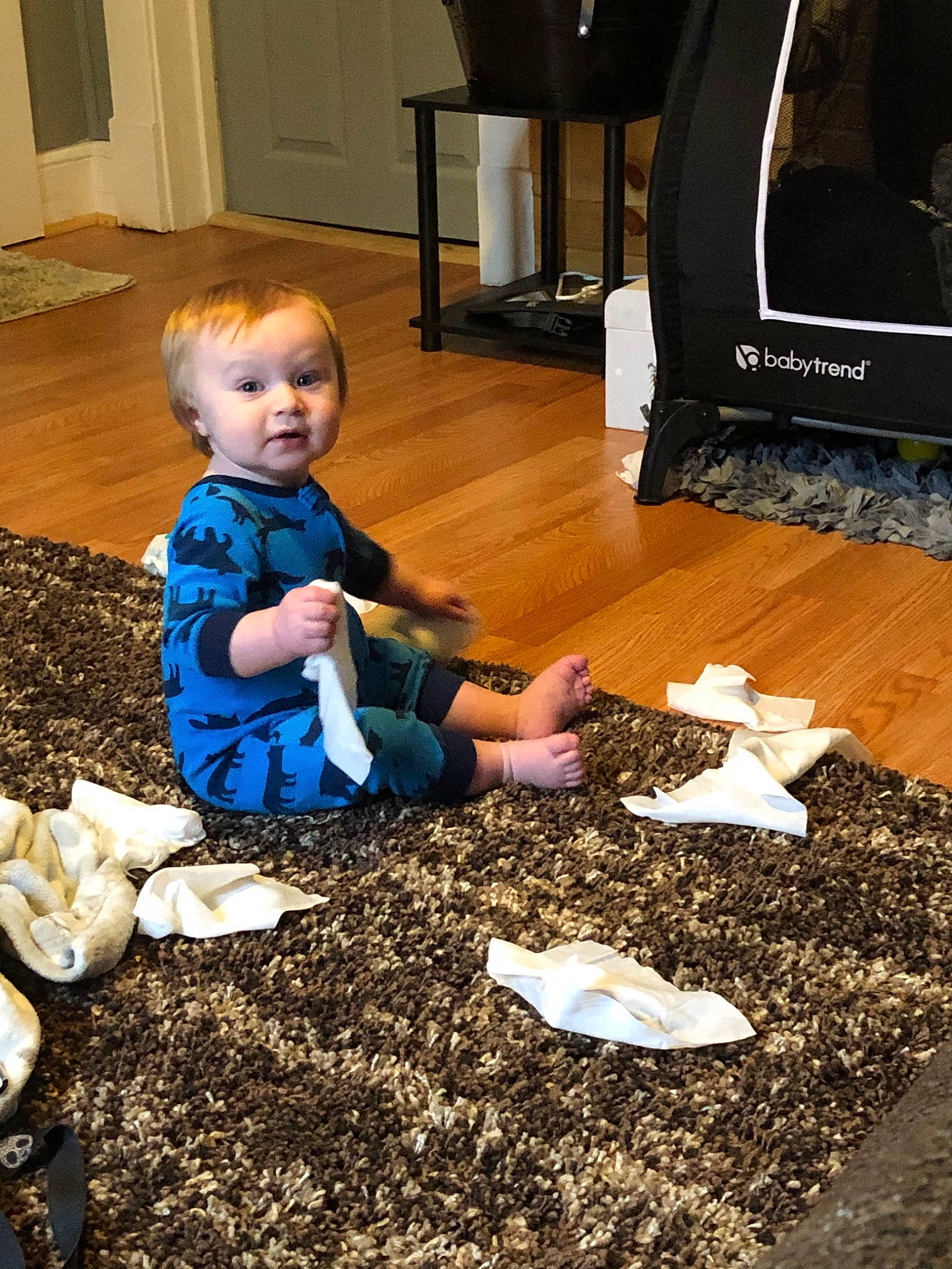 Maddux joined the competition — help win amazing prizes! child, floor, flooring, person, play, sitting, toddler