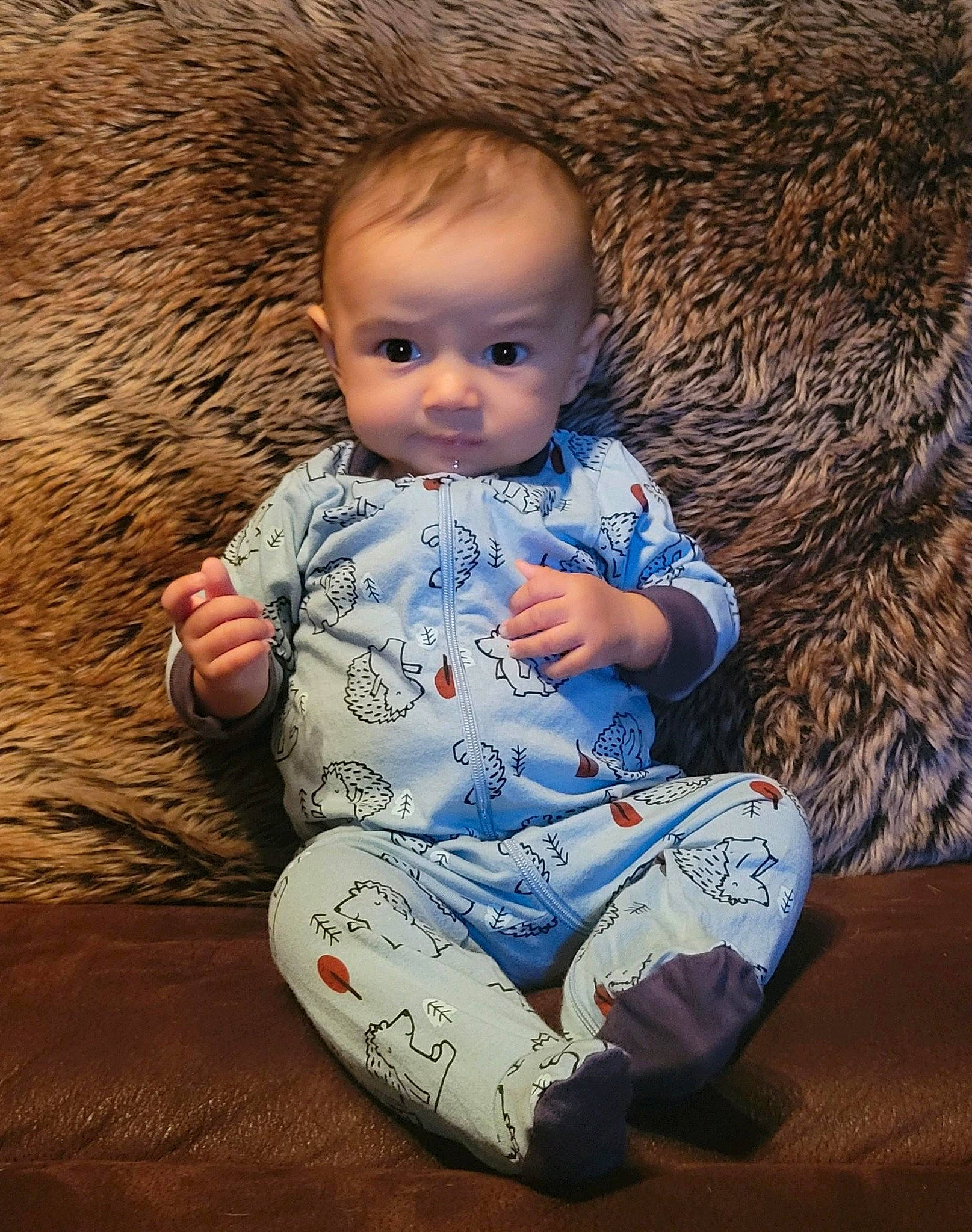 Travis Jr. joined the competition — help win amazing prizes! azure, baby, baby_toddler_clothing, cheek, eye, facial_expression, hand, happy, human, human_body, iris, leg, mammal, nose, people_in_nature, person, skin, sleeve, toddler, vertebrate