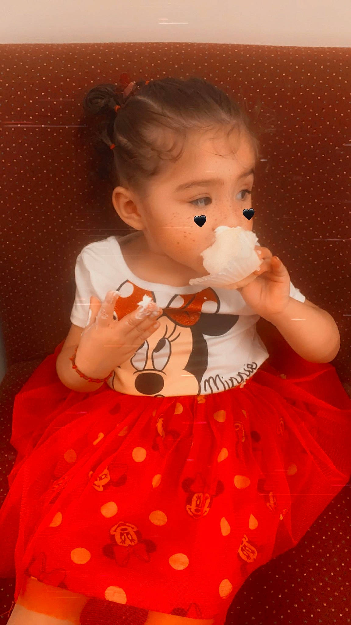 Rozalia joined the competition — help win amazing prizes! baby, baby_toddler_clothing, beauty, cheek, child, day_dress, dress, eyelash, facial_expression, flash_photography, hair, happy, one_piece_garment, pattern, peach, person, pink, ruffle, skin, sleeve