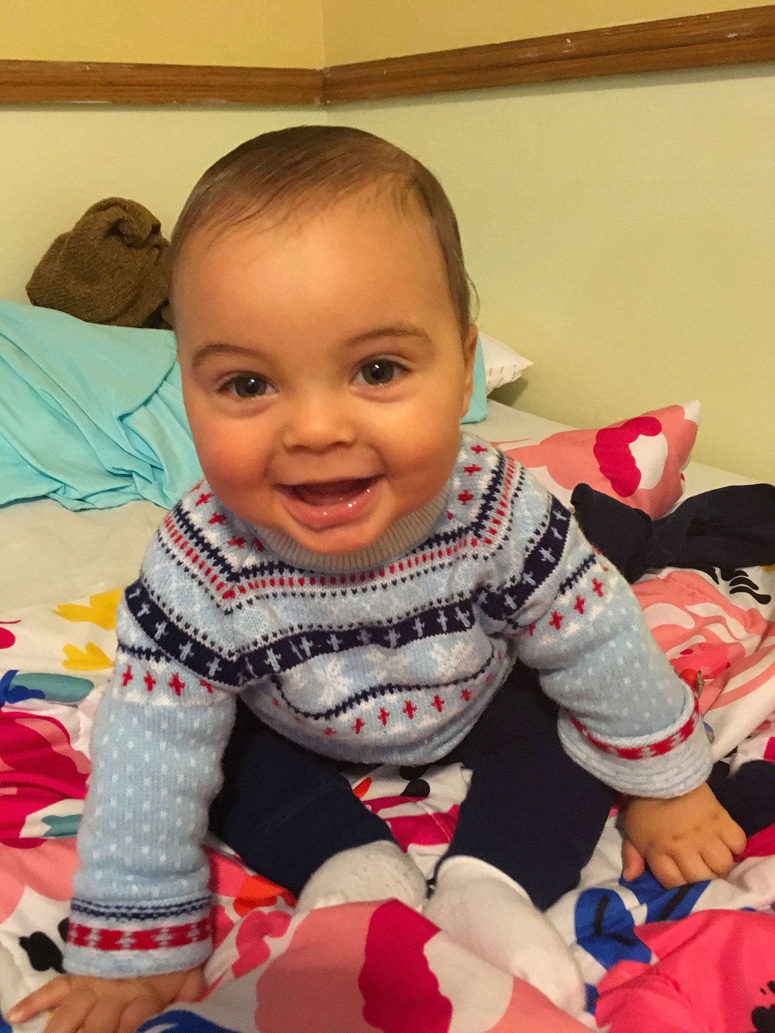 Kyden joined the competition — help win amazing prizes! cheek, child, day, fun, girl, infant, joy, person, play, product, skin, smile, textile, toddler, toy