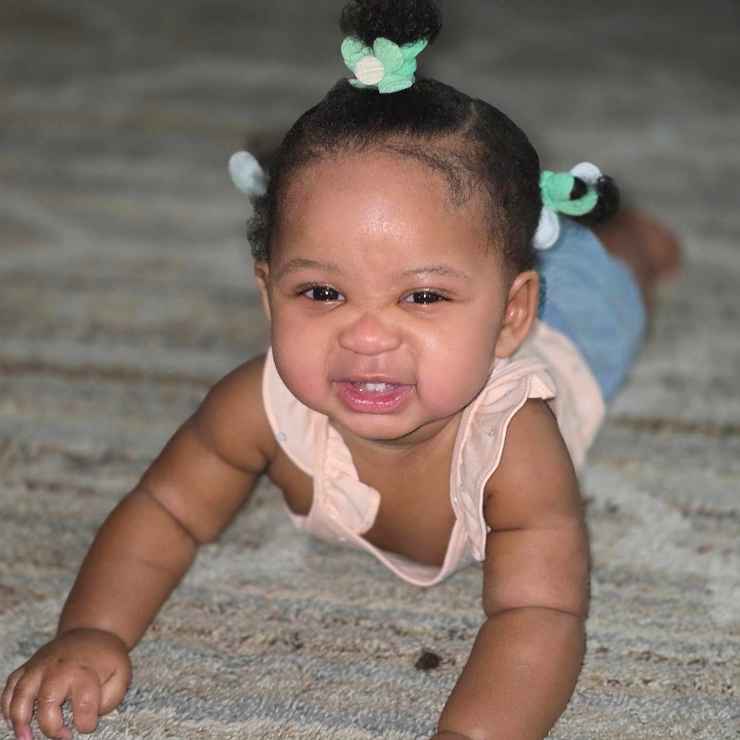 Lailany is registered to the contest to win money with this photo: baby, babycrawling, blackhair, bodypart, crawling, face, finger, hair, hand, head, newborn, person, photography, portrait