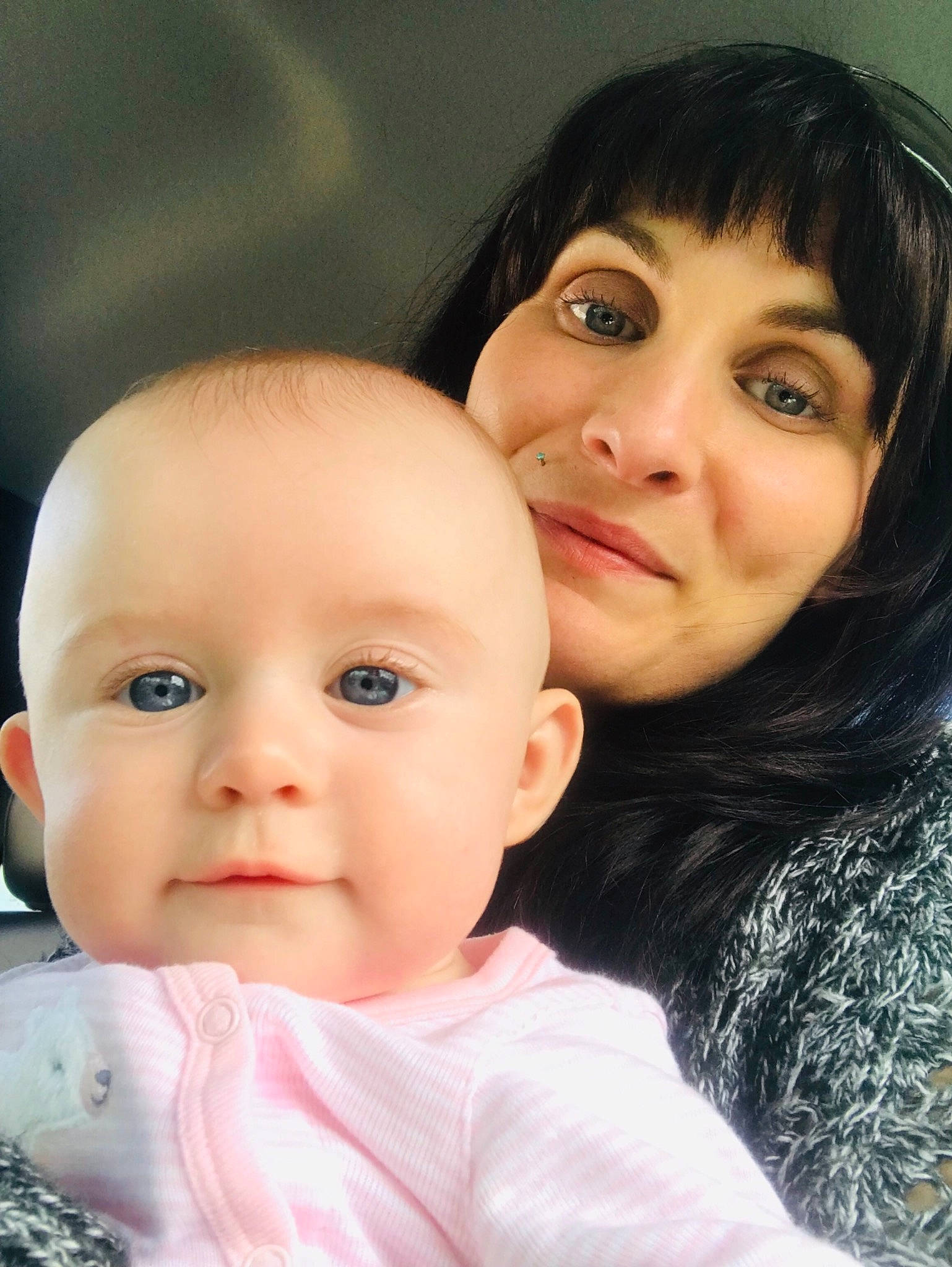 Ally is registered to the contest to win money with this photo: baby, beauty, cheek, child, chin, eye, face, fun, happy, head, human, iris, lip, mother, nose, people, person, selfie, skin, smile