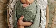 Aitana joined the competition — help win amazing prizes! baby, blanket, cozy, cute, flower, foot, hand, headband, indoors, infant, knit, newborn, peaceful, portrait, resting, sleeping, soft, texture, wooden_bowl, wrapped