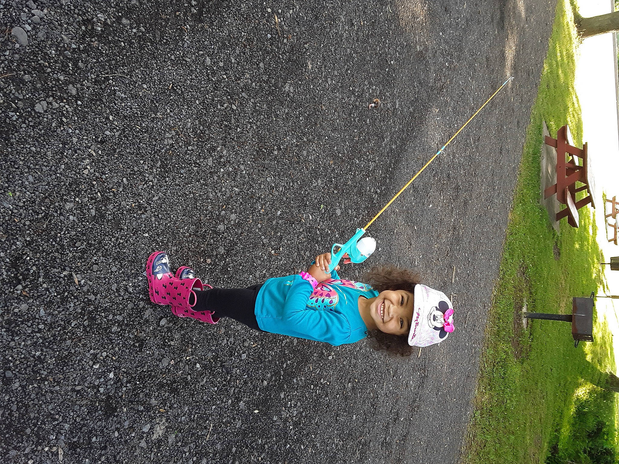 Sophia joined the competition — help win amazing prizes! adventure, child, fun, headwear, joy, leisure, person, recreation, tree