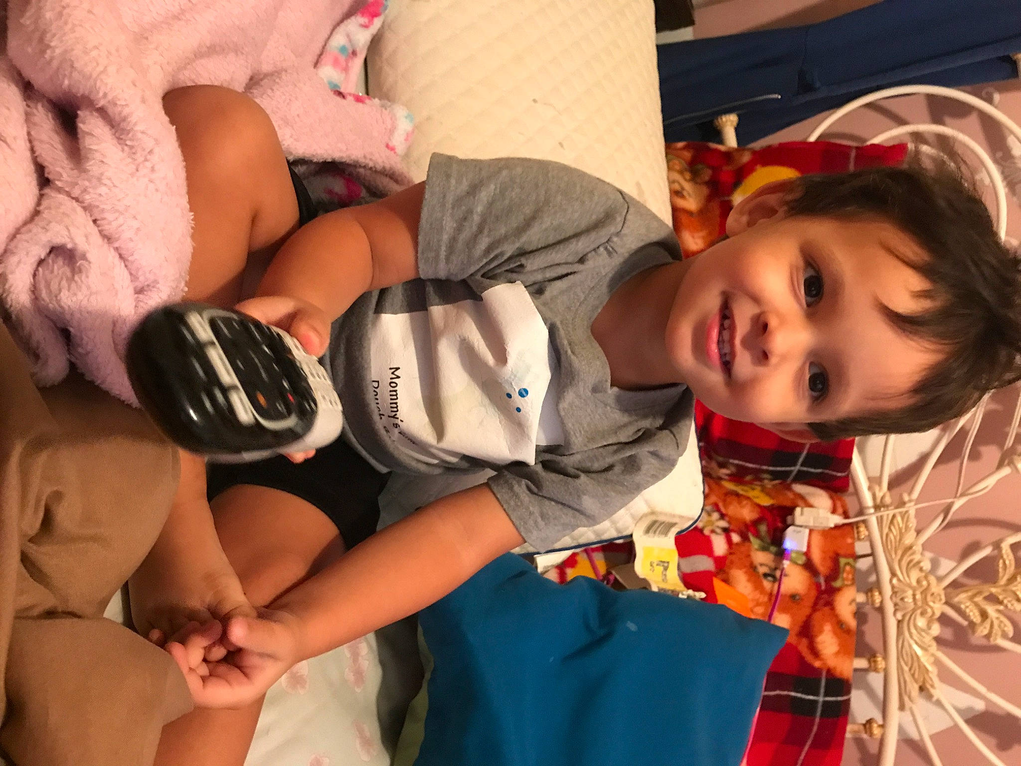 Uriel is registered to the contest to win money with this photo: child, finger, fun, joy, leg, person, selfie, toddler