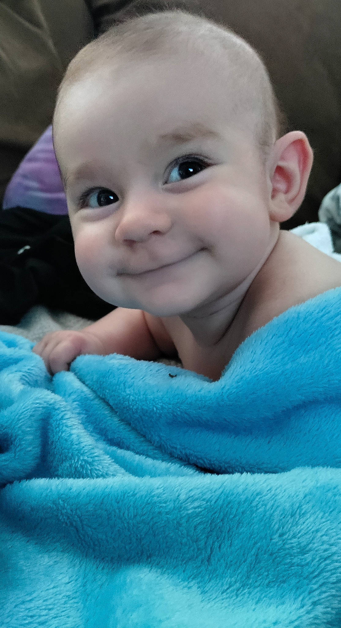 Lucius joined the competition — help win amazing prizes! azure, baby, baby_toddler_clothing, cheek, child, chin, comfort, electric_blue, eyebrow, fun, gesture, happy, iris, joy, lip, mouth, nose, person, sitting, skin