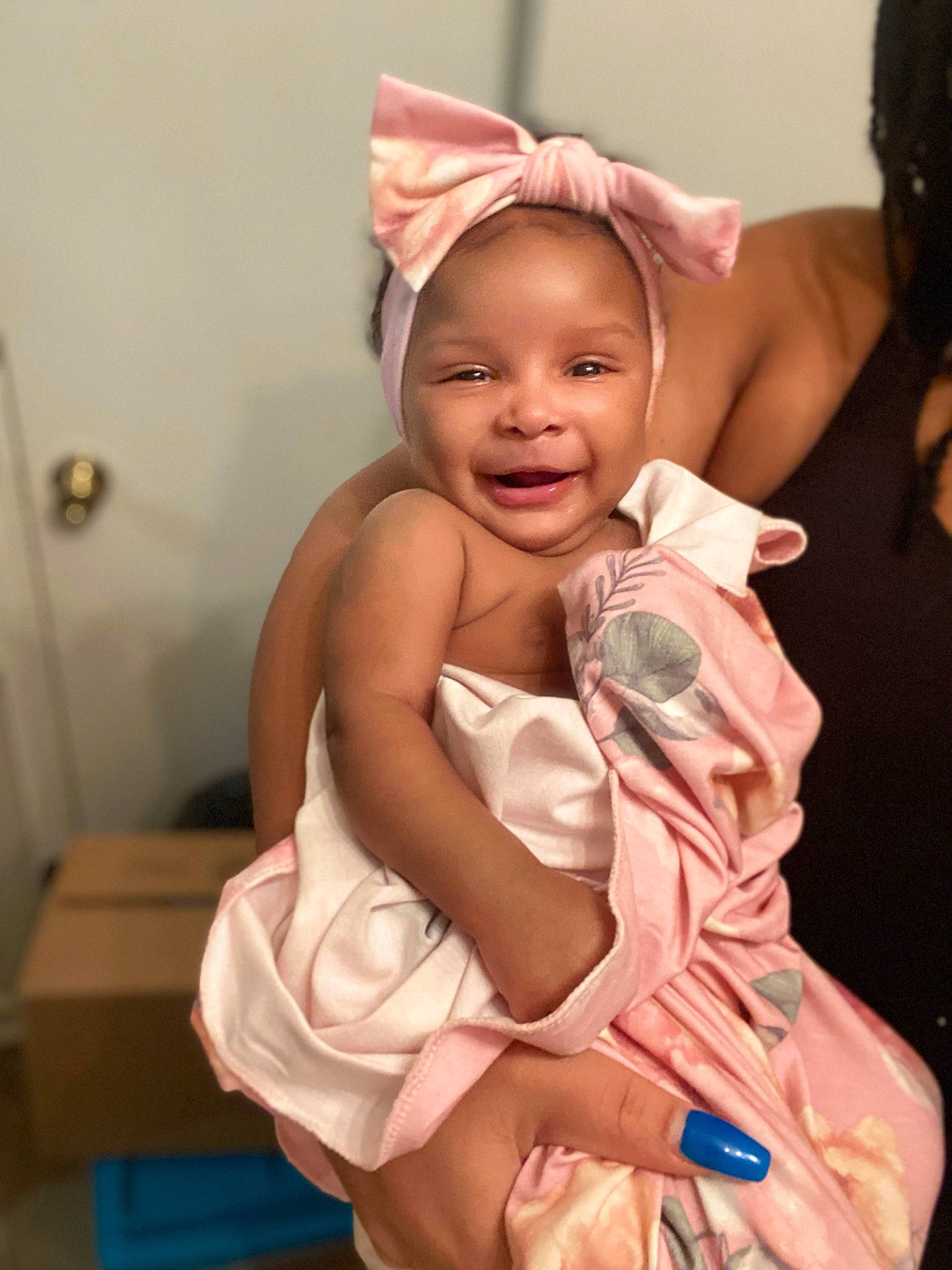 Chloe joined the competition — help win amazing prizes! abdomen, baby, baby_toddler_clothing, cheek, chest, child, event, eyelash, finger, formal_wear, fun, happy, headpiece, lip, person, pink, skin, smile, thumb, toddler