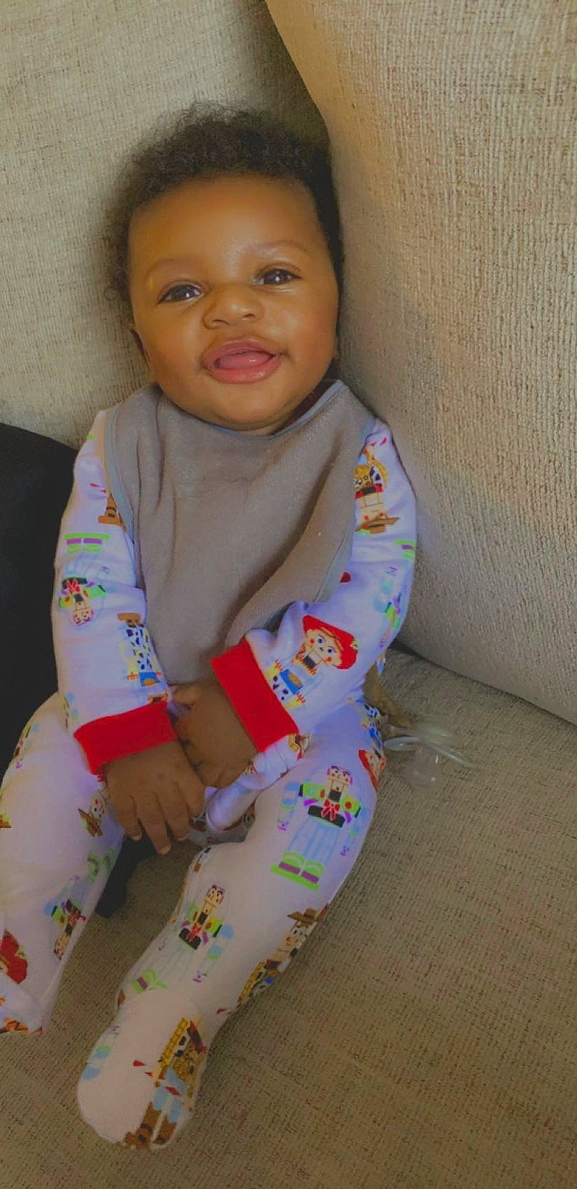 Antwan joined the competition — help win amazing prizes! arm, baby, baby_toddler_clothing, cheek, collar, comfort, eye, face, finger, hand, human_body, lip, neck, nose, outerwear, person, skin, sleeve, smile, t_shirt