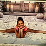 Theanna a rejoint le concours — aidez-le/la à gagner de superbes lots ! child, girl, smile, split, pink_clothing, snow, fluffy, pumpkins, candles, wooden_floor, holiday, winter, decor, happy, pose, indoor, performance, festive, young, background