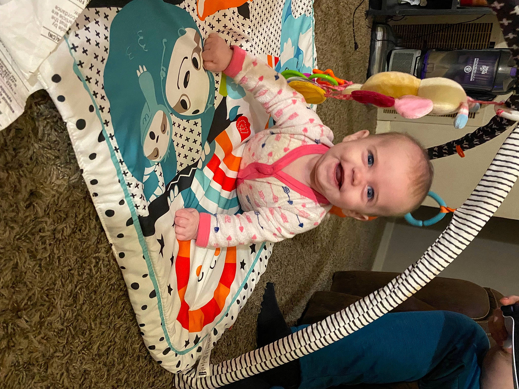 Harmony joined the competition — help win amazing prizes! art, baby, baby_products, baby_toddler_clothing, baby_toys, carmine, child, fun, happy, joy, leisure, pattern, person, sitting, smile, toddler, toy