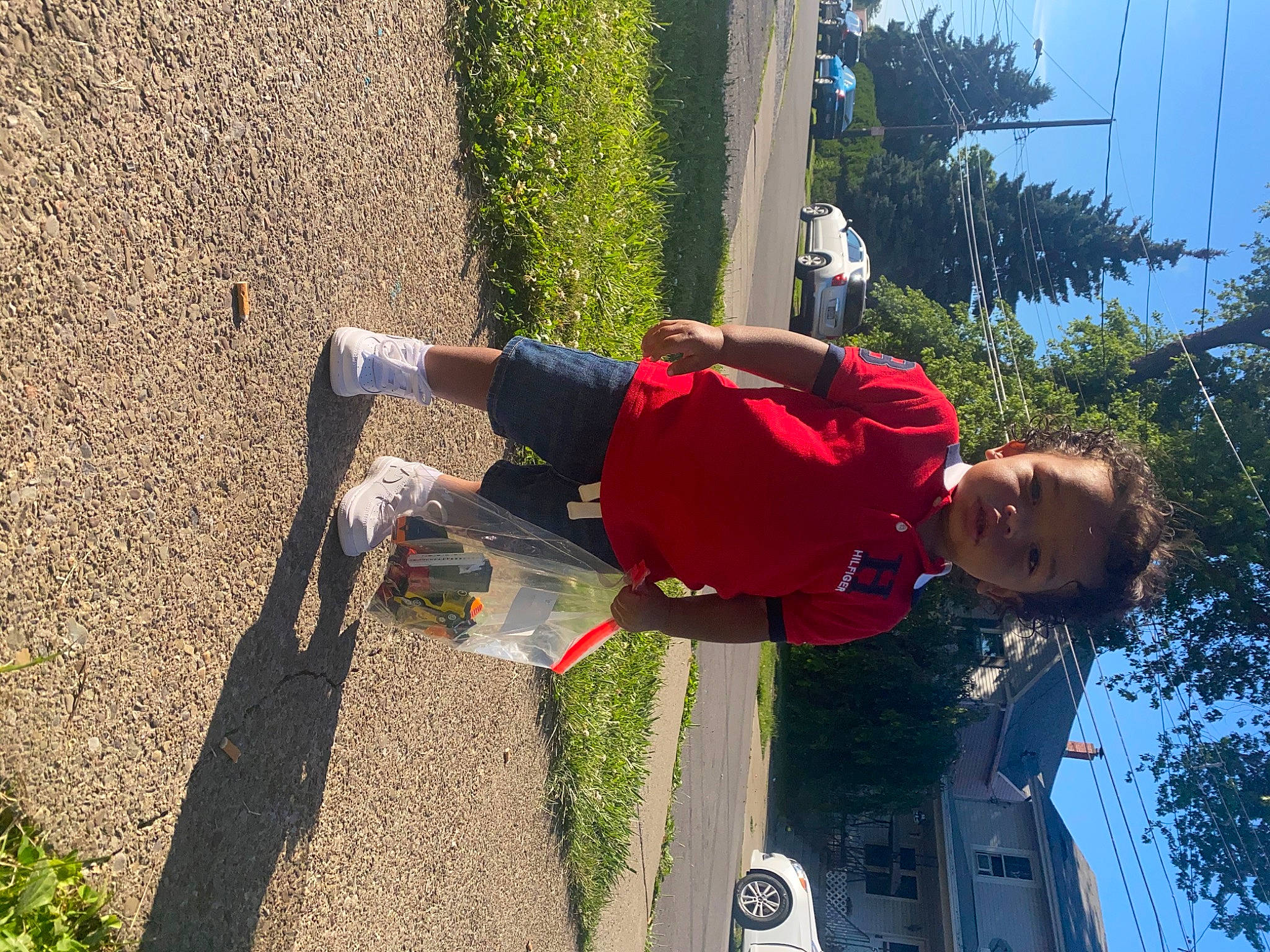 Kamren is registered to the contest to win money with this photo: child, leisure, person, plant, tree, vacation