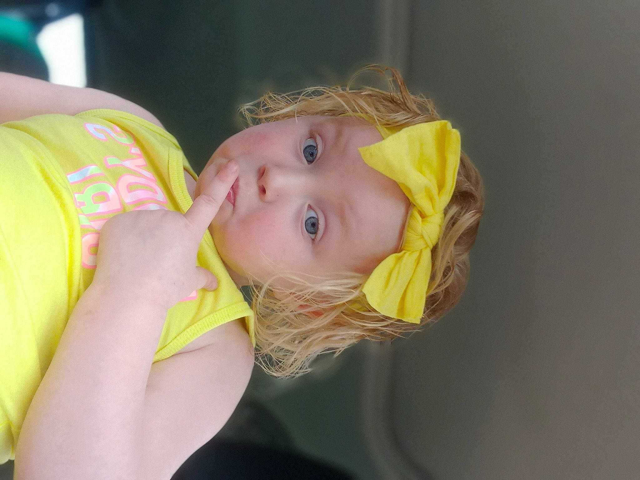 Paisley joined the competition — help win amazing prizes! baby, baby_toddler_clothing, blond, cheek, child, eyelash, flash_photography, fun, grass, happy, headwear, lip, person, portrait_photography, skin, toddler, vacation