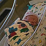 Remington joined the competition — help win amazing prizes! baby, bassinet, bed, blanket, cap, child, colorful, cute, dinosaur, healthcare, hospital, infant, newborn, nursery, pacifier, pattern, person, rest, sleeping, swaddled