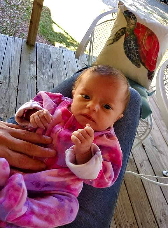 Shaeleigh joined the competition — help win amazing prizes! baby, baby_toddler_clothing, cheek, child, comfort, foot, fun, gesture, grass, happy, human_body, leisure, mammal, nail, person, pink, sharing, skin, thumb, toddler