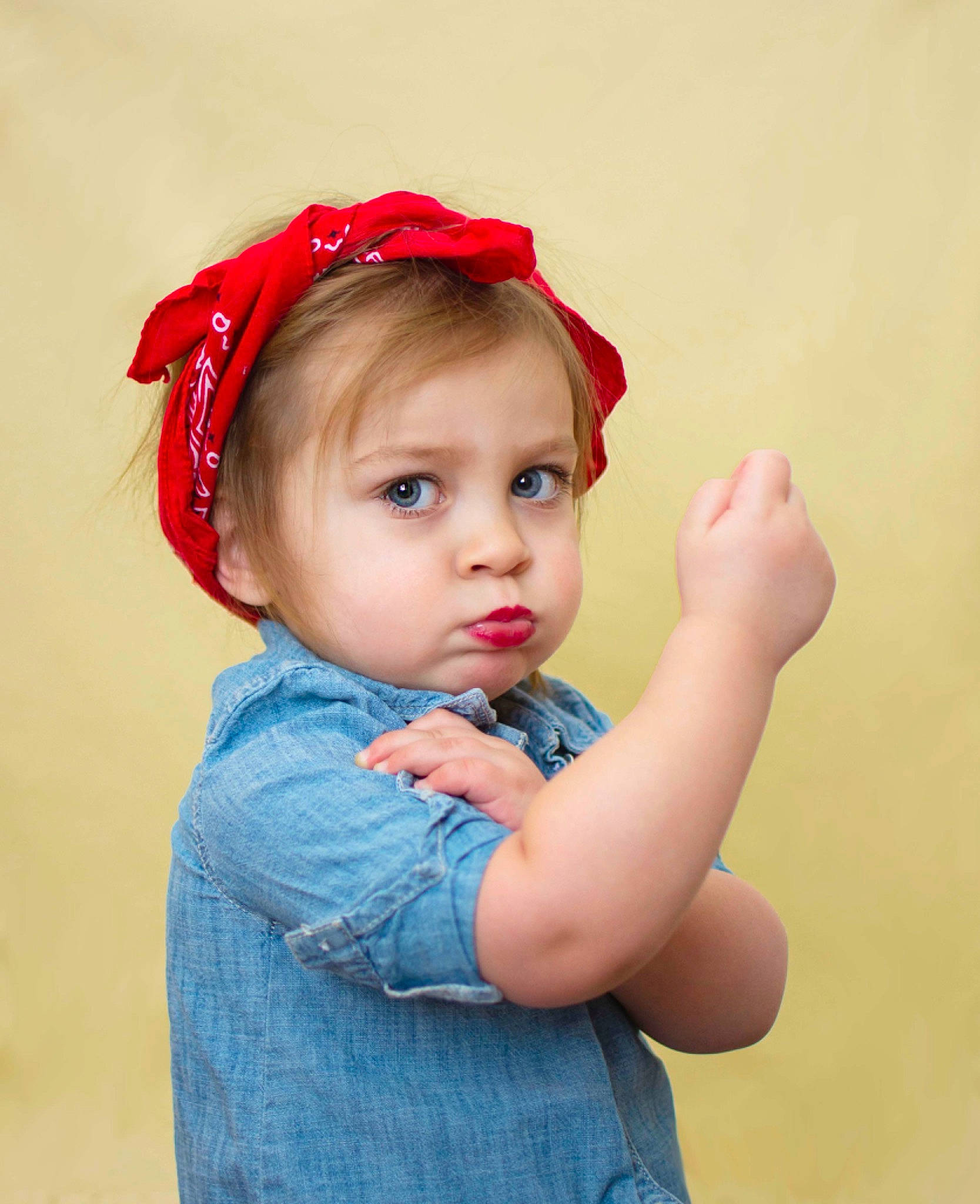 Stella joined the competition — help win amazing prizes! baby, bandana, cheek, child, child_model, fashion_accessory, gesture, hair_accessory, headband, headgear, lip, person, photography, pink, skin, toddler