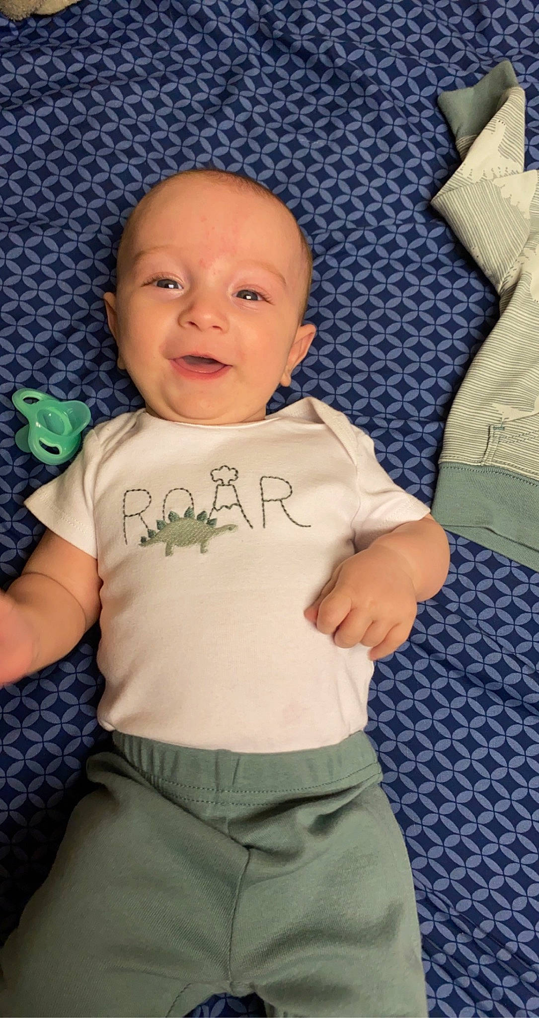 Kamden joined the competition — help win amazing prizes! azure, baby, baby_toddler_clothing, cheek, comfort, cool, finger, gesture, happy, human_body, mouth, neck, nose, person, shoulder, skin, sleeve, smile, t_shirt, toddler