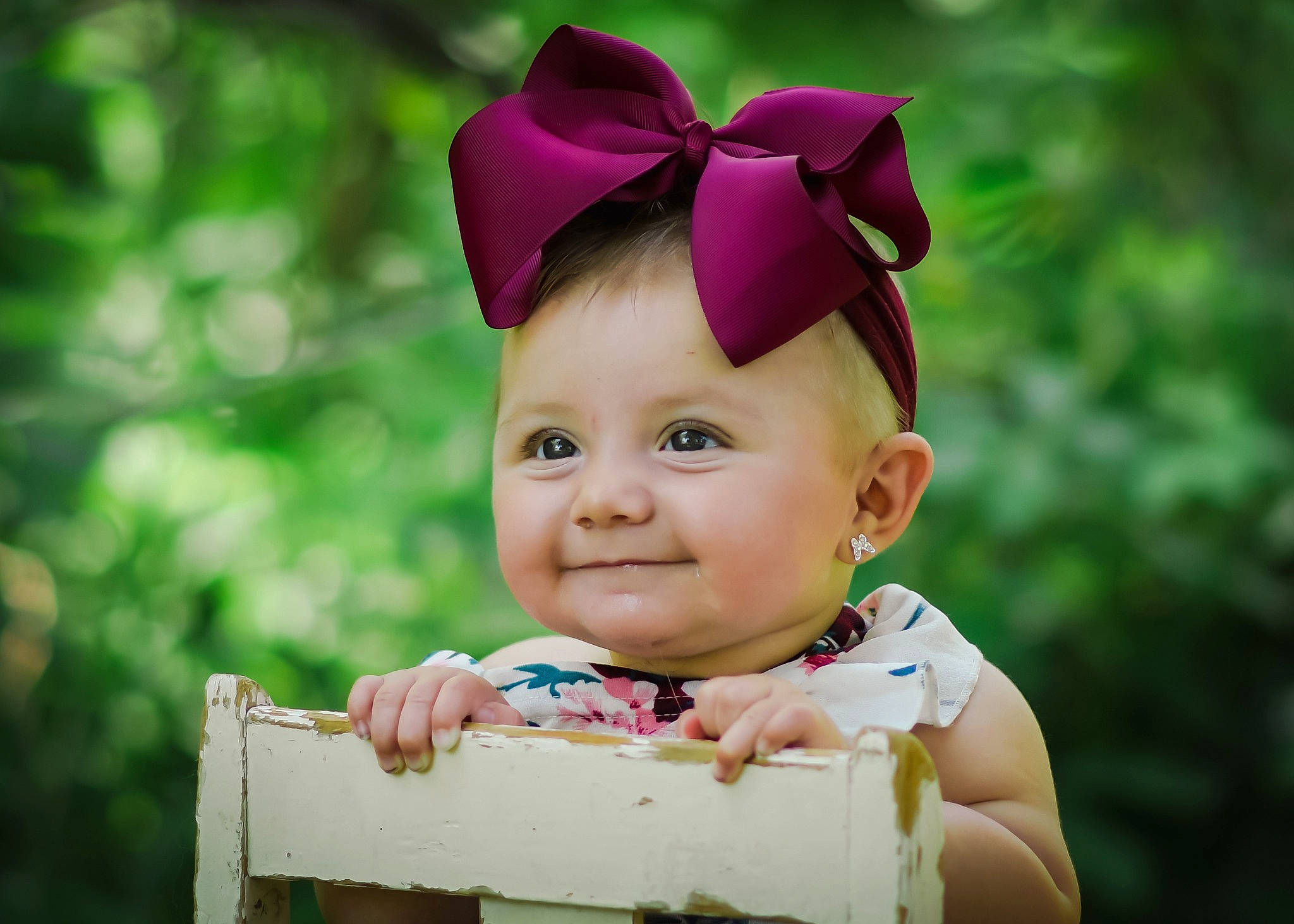 Melody joined the competition — help win amazing prizes! baby, baby_toddler_clothing, cap, child, costume_hat, eye, fashion_accessory, fun, grass, happy, hat, head, headgear, headpiece, joy, leisure, people_in_nature, person, pink, skin
