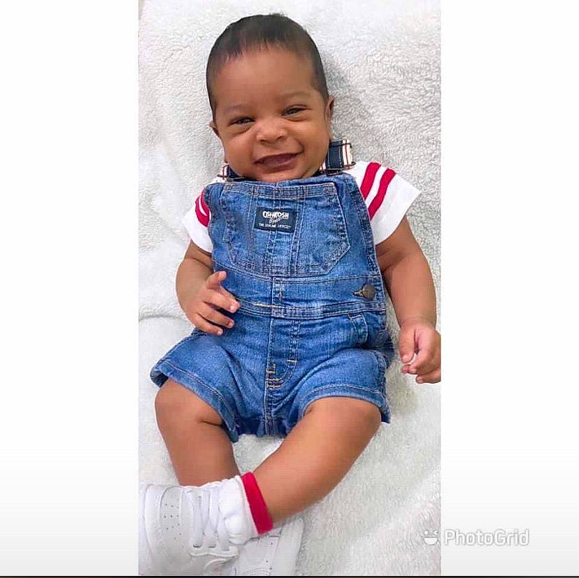 Bryan joined the competition — help win amazing prizes! arm, baby, baby_toddler_clothing, child, collar, denim, dress_shirt, electric_blue, gesture, hand, happy, human_body, joy, neck, person, sleeve, smile, street_fashion, t_shirt, thigh